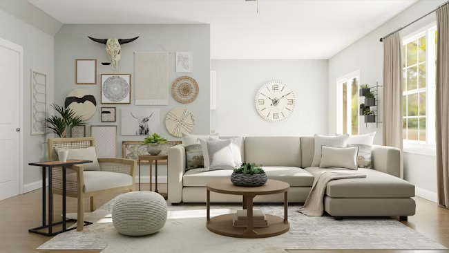 Elegant home decoration and interior styling