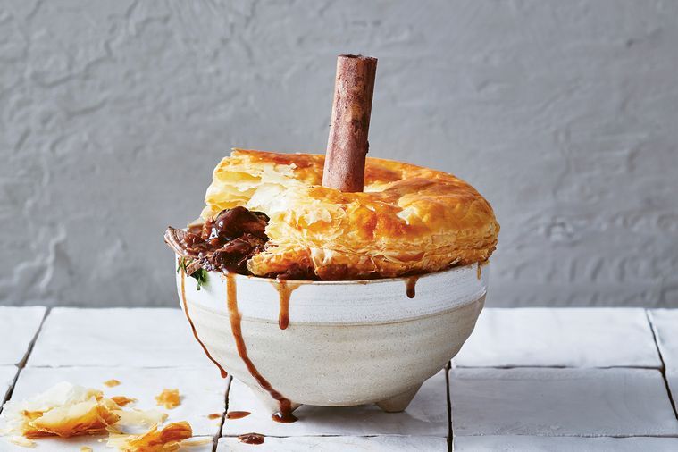 Slow-Cooked Lamb Shank Pies Recipe